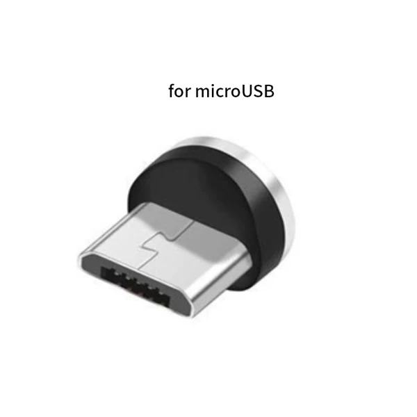 Micro USB Магнитный кабель SOVAWIN Micro USB для быстрой зарядки светодиодный светильник 1 м Магнитный кабель для зарядки телефона для iphone для samsung для huawei P9 - Цвет: Micro USB