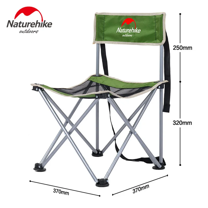 Naturehike портативное складное кресло для рыбалки 2 цвета стальные складные походные