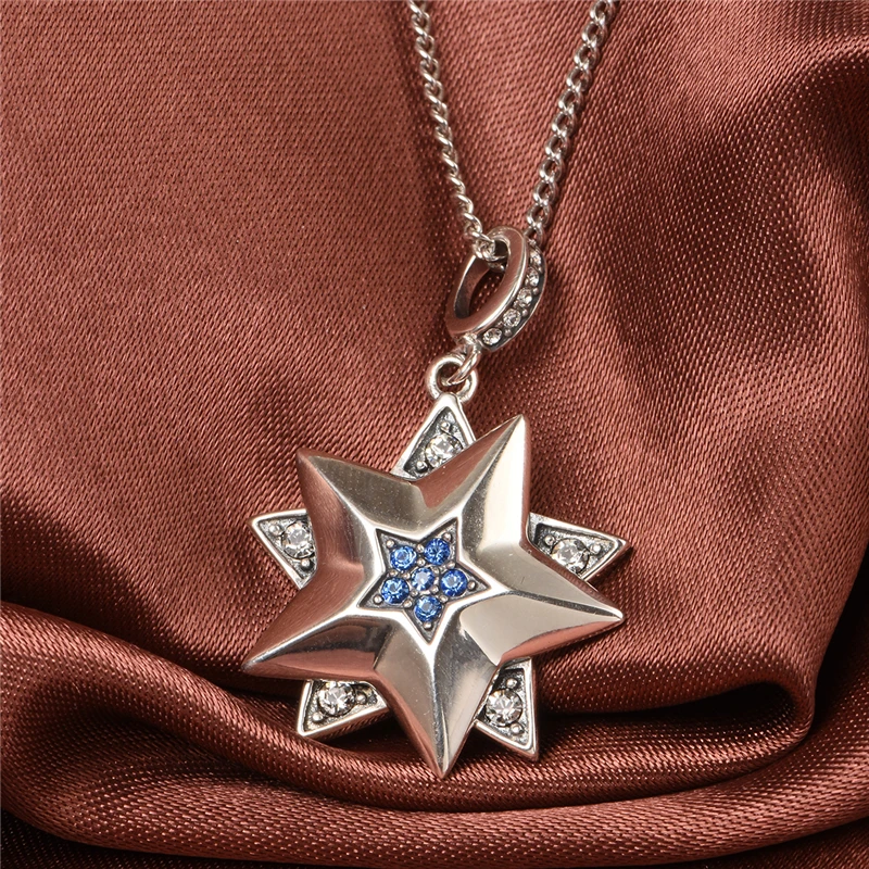Ювелирные изделия joyeria fina de marcas Famosa подвески в виде звезд подходят для ожерелья