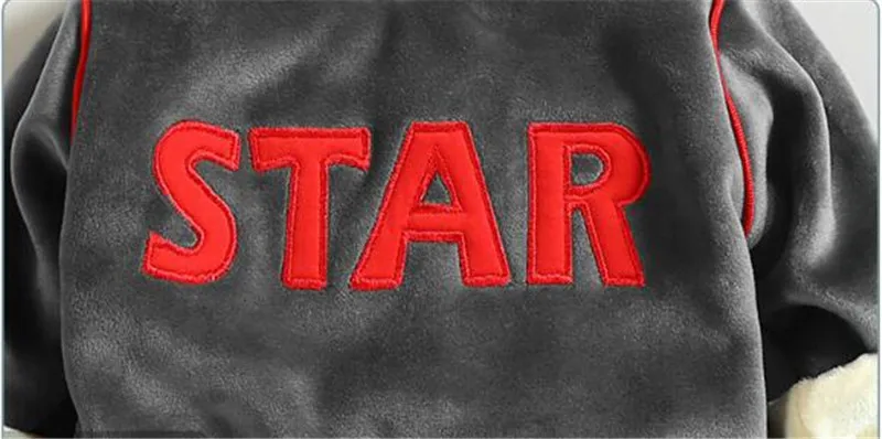 Детская верхняя одежда BibiCola теплая зимняя толстовка из хлопка с капюшоном и