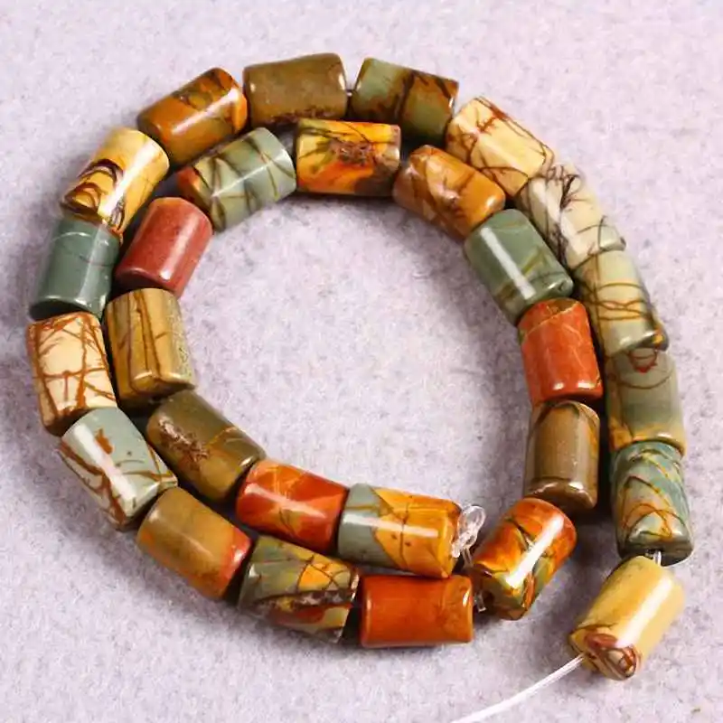 

Стеклянные бусины TUMBEELLUWA Picasso для изготовления ювелирных изделий 10x14 мм 15 дюймов