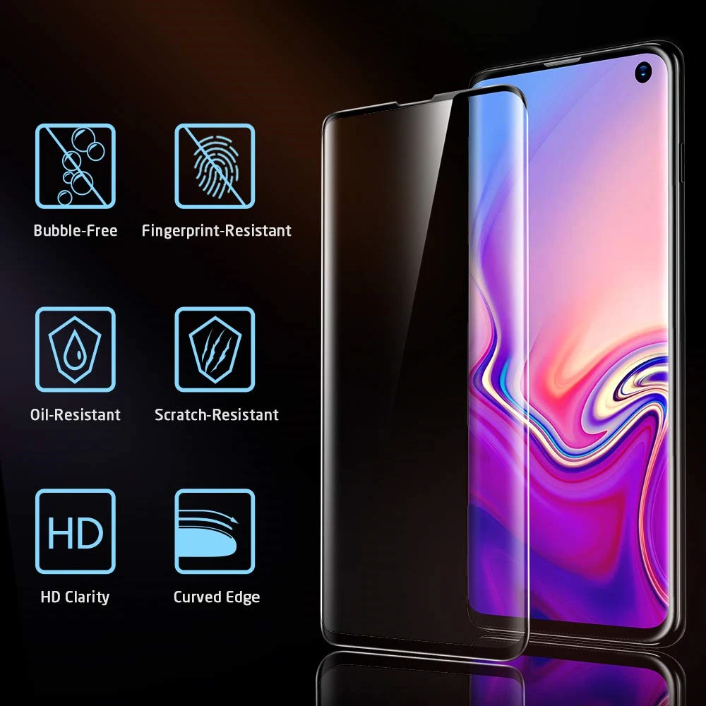 15D закаленное стекло для Samsung Galaxy S10 Plus защита экрана полное изогнутое S8 S9 e S10E +