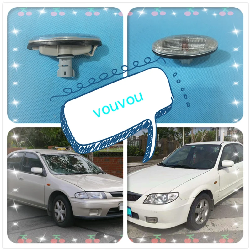 Указатель поворота на крыло кузова автомобиля для Mazda 323 protege 1990 2005 BG BA BJ|light for|light