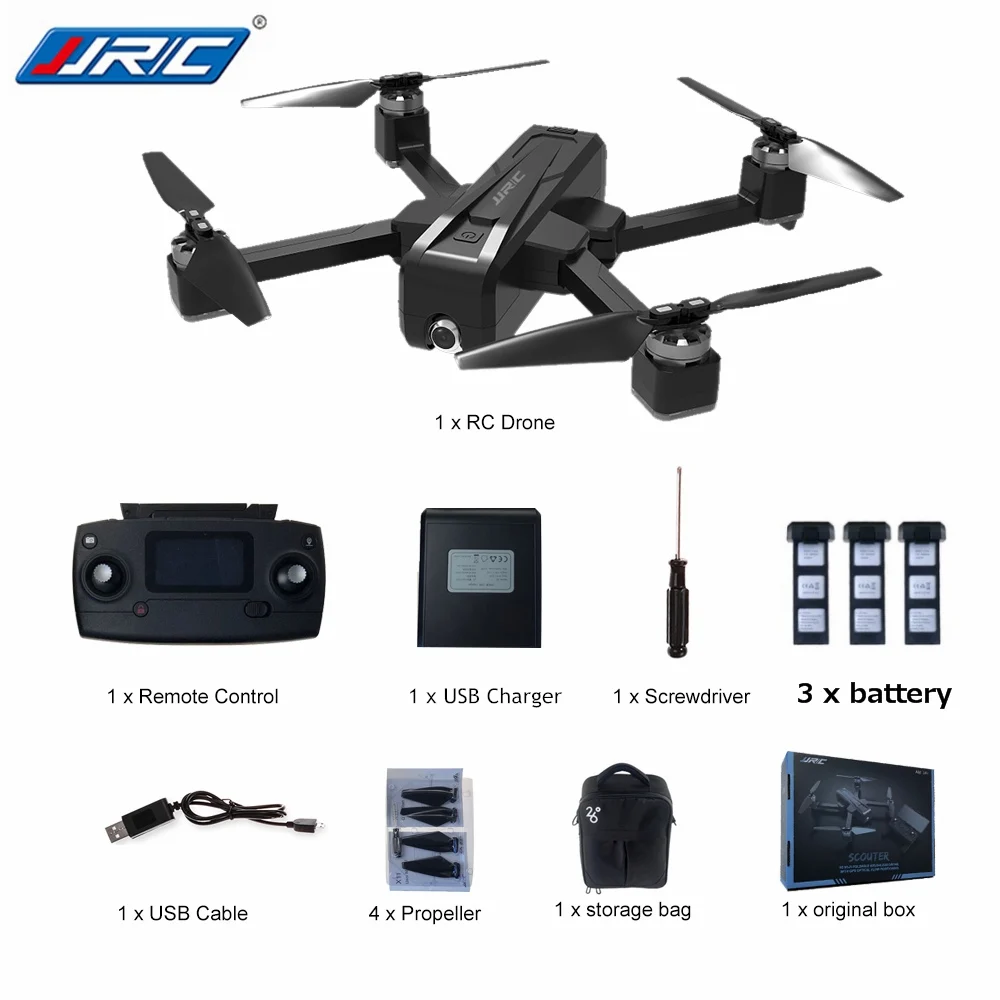 Складной JJRC X11 RC дроны 5G gps 2K wifi FPV камера ночной полет дистанционное управление