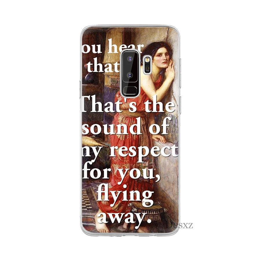 Чехол для телефона Desxz Art Painting Samsung Galaxy Note 8 9 A10 A30 A40 A50 A70 M10 M20 M30 жесткий чехол |