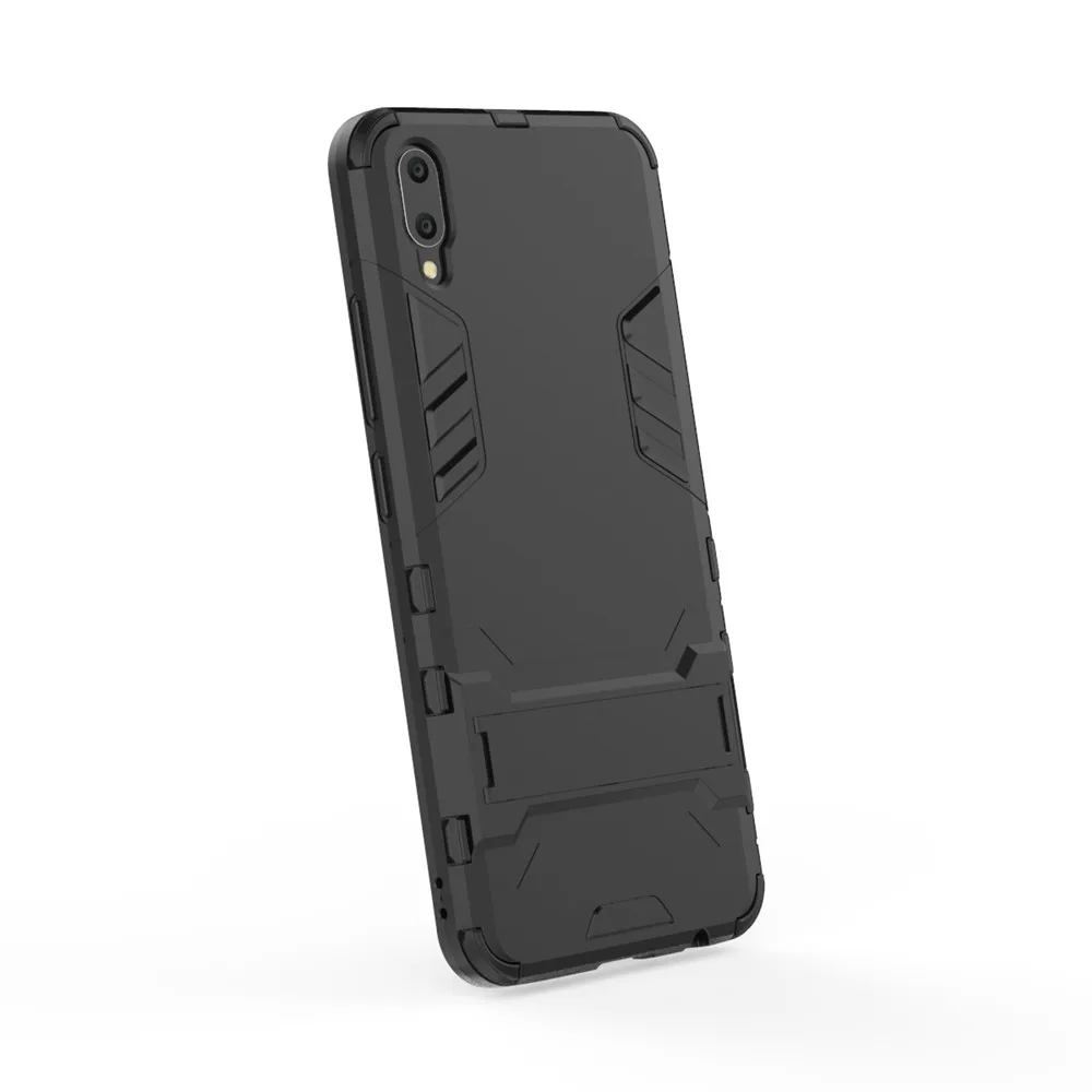 Case For VIVO V11 Phone Cases Armor Dual Layer Hybrid Kick Stand TPU&ampPC Protect Back Cover Capa Shell Konsmart |