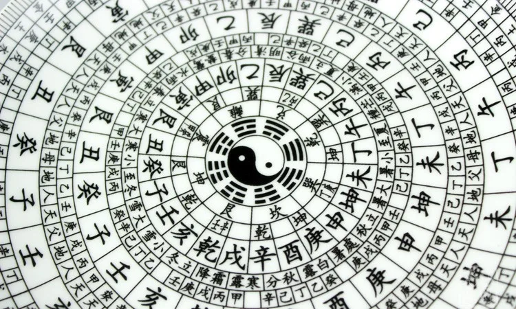 TOP GOOD office home house protection talisman # Yin-yang eight diagrams FENG SHUI porcelain plate- business present |