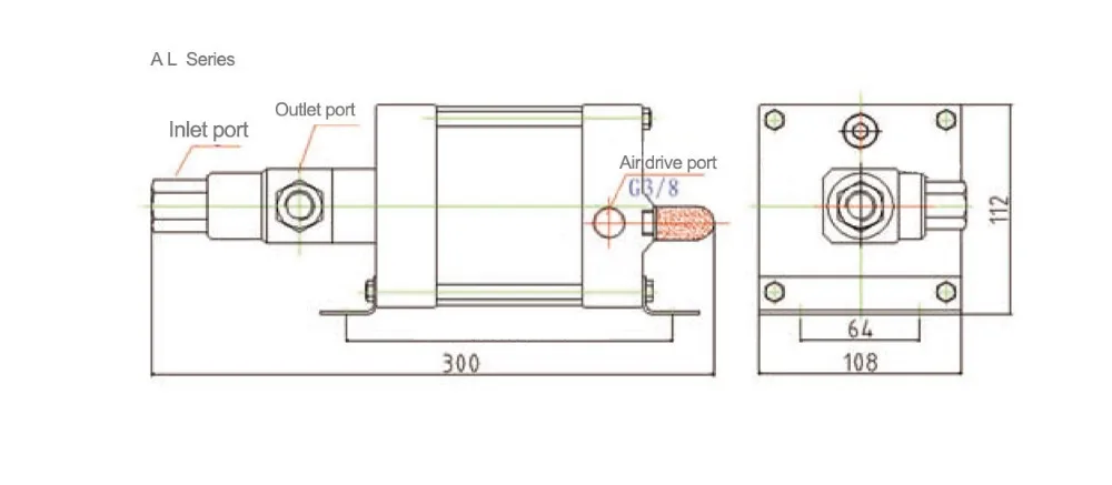Хороший продавец Бесплатная доставка Модель: L16 с соотношением давления 16:1 128 бар