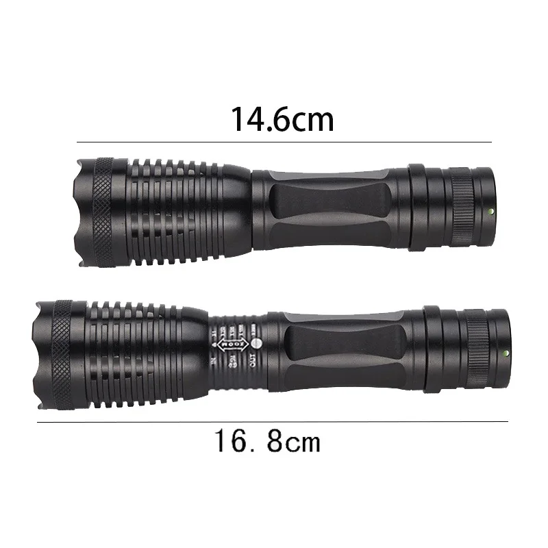 Высокая мощность 2300LM CREE XML T6 светодиодный фонарик алюминиевый масштабируемый +