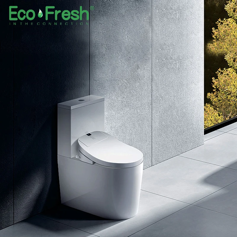 Умное сиденье для унитаза EcoFresh электрическая крышка биде тепловая Чистка сушка