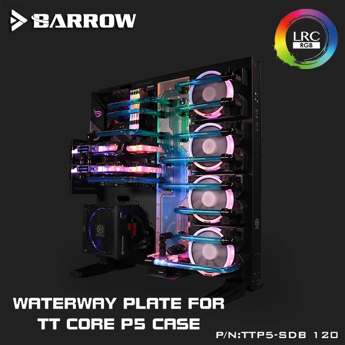 

Barrow TTP5-SDB-120, доски для водных путей для TT Core P5 чехол для Intel CPU Water Block & Single/Double GPU Building