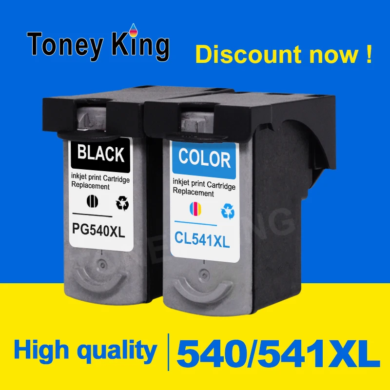 Toney King PG 540XL чернильный картридж CL541XL CL 541XL для Canon pixma MG2150 MG2250 MG3150 MG3250 картриджи