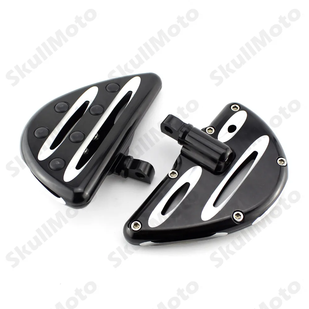 Черный CNC Cut Мужской крепление мотоцикла подножки подставка для ног доска для Harley Sportster XL 1200 883 Dyna