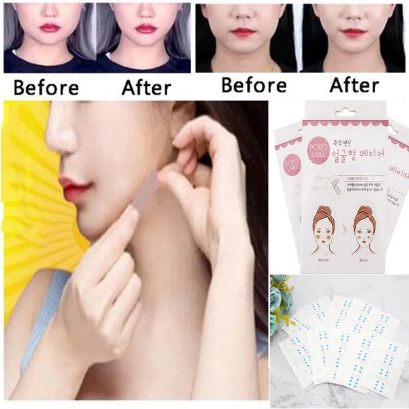 

40pcs Makeup Lift Face Sticker Thin Face Stick Artifact Invisible Sticker Tools For V Shap