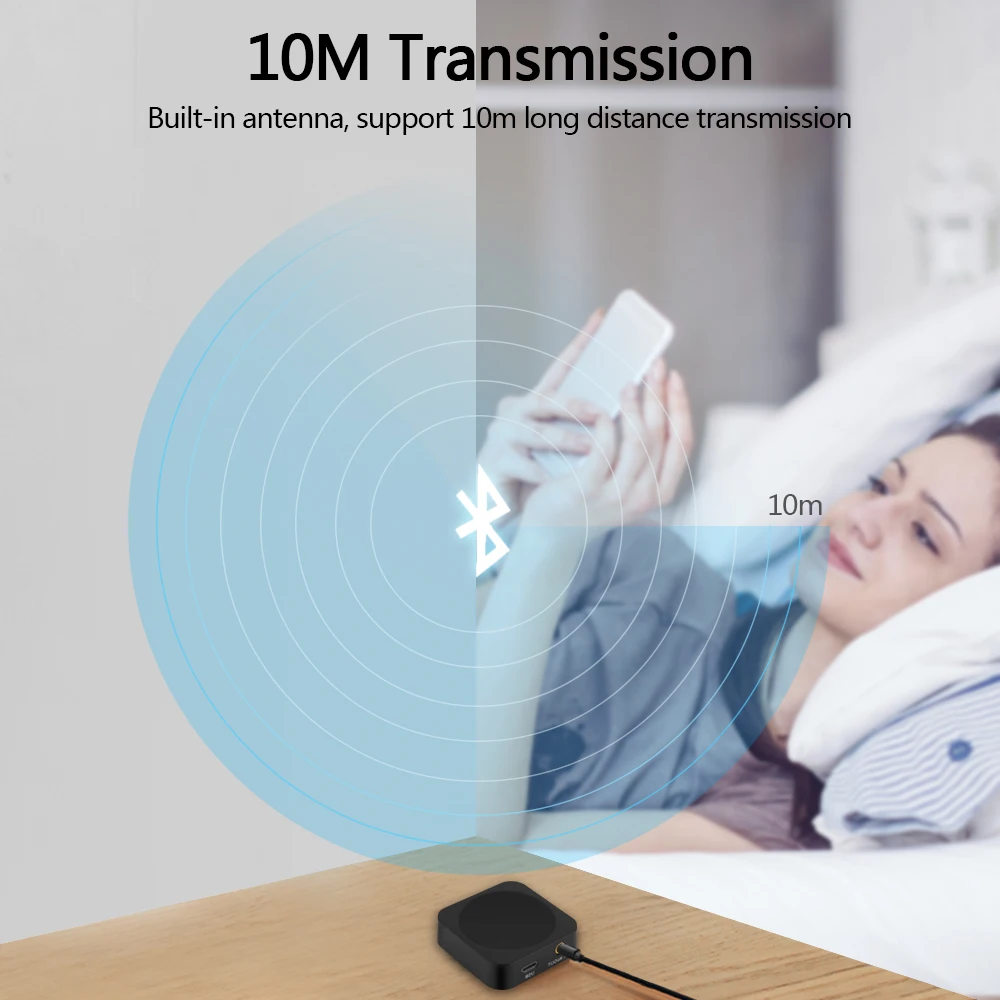 T10 2in1 Bluetooth 4 2 передатчик и приемник Беспроводной Портативный аудио адаптер Aux 3 5
