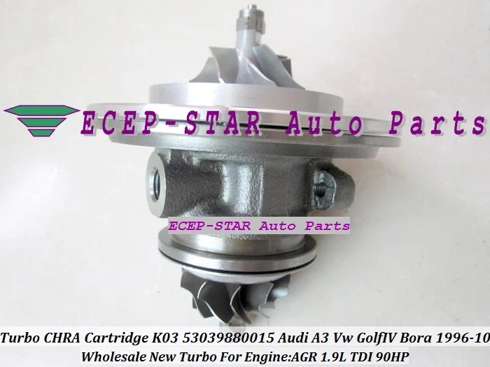 Turbo CHRA Cartridge K03 53039880015 53039700015 038145701A 038145701AX 038145701AV 038145701D For AUDI A3 VW Golf 4 Bora 1.9L | Автомобили
