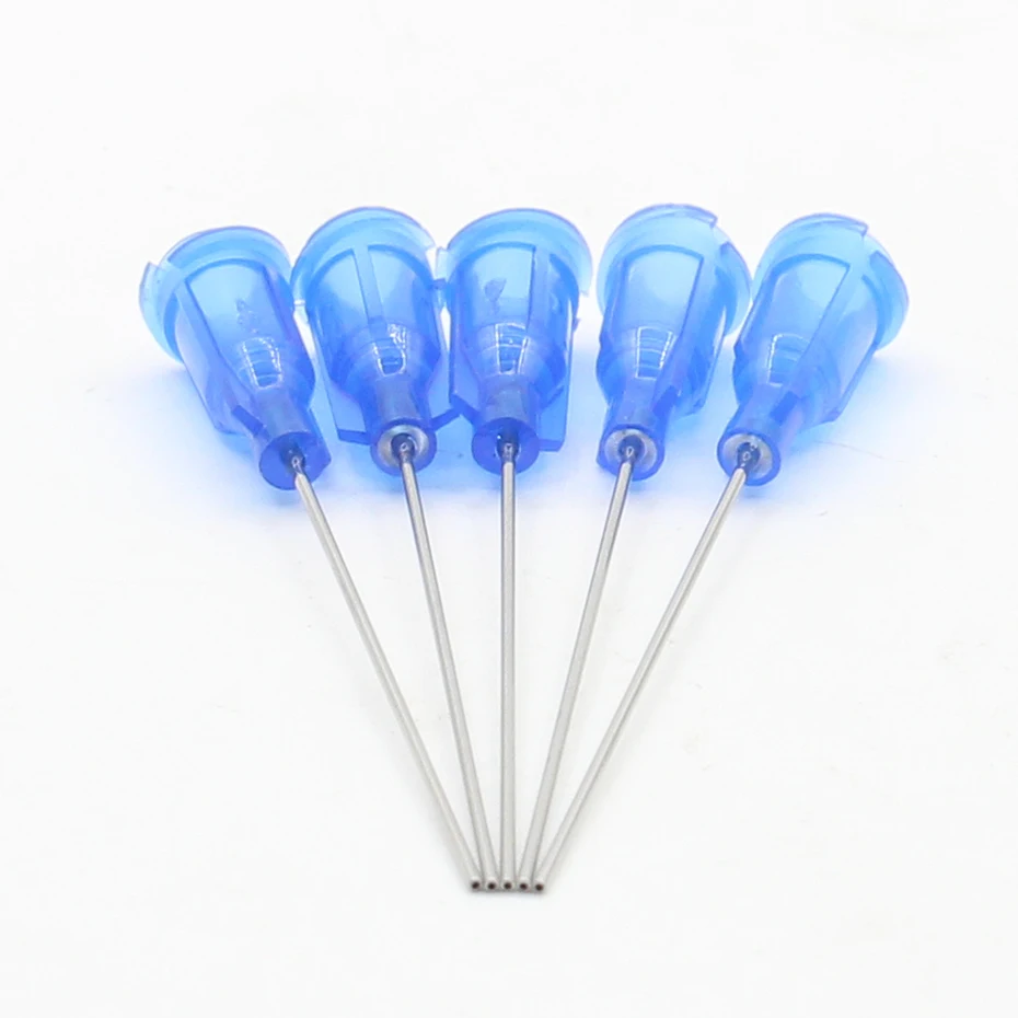 

50pcs 22G X 55mm Precision passivated S.S. Dispense Tip with PP Safetylok hub, glue dispenser needles