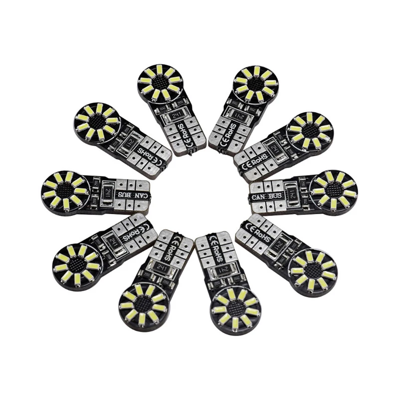 10 шт. T10 3014 18SMD светодиодный Автомобильный задний фонарь габаритная лампа авто