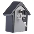Ящик для ключей с кодовым замком, Уличный настенный Комбинированный Замок с паролем, скрытый ящик для хранения ключей, безопасность для дома и офиса