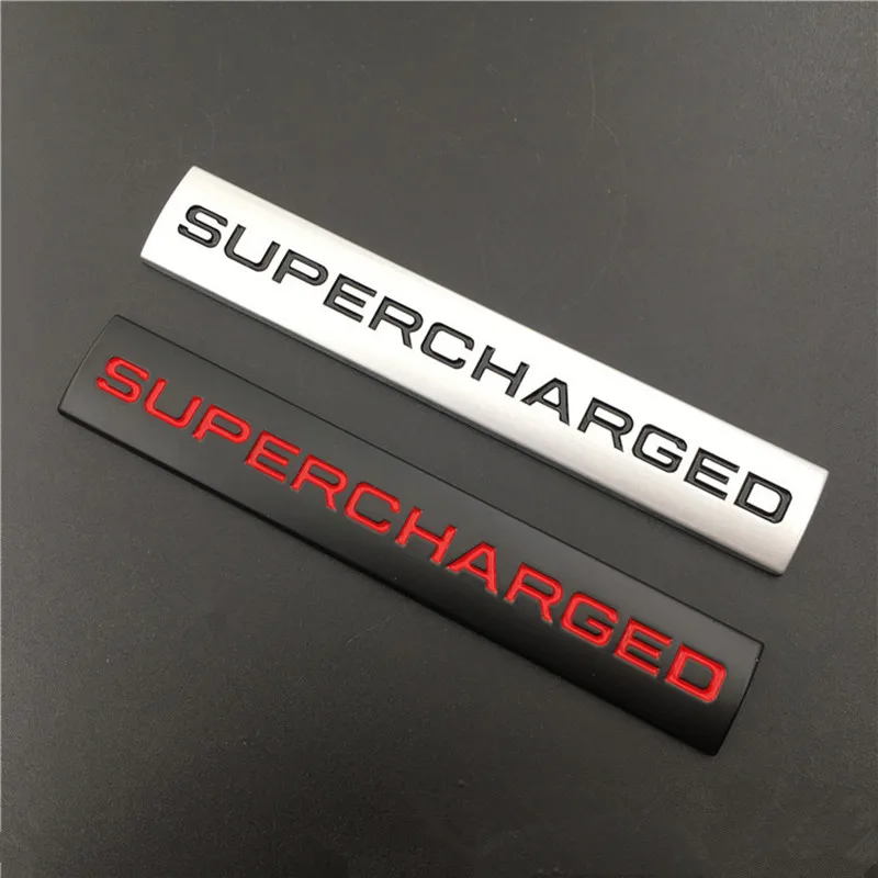 Металлическая эмблема значок Supercharged Автомобильные наклейки Авто аксессуары наклейка для Land Rover Range Rover Sport L405 автобиография Evoque