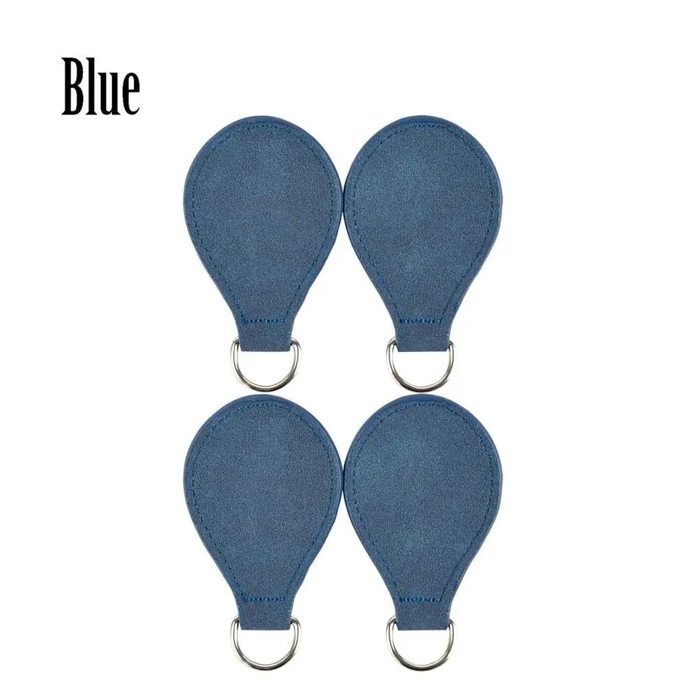 blue Tanqu, 2 пары, 4 шт., матовые, матовые, из искусственной замши, нубука, кожаные, для Obag, ручки, крепления для O Bag, Obasket, детали для сумки - Цвет: blue