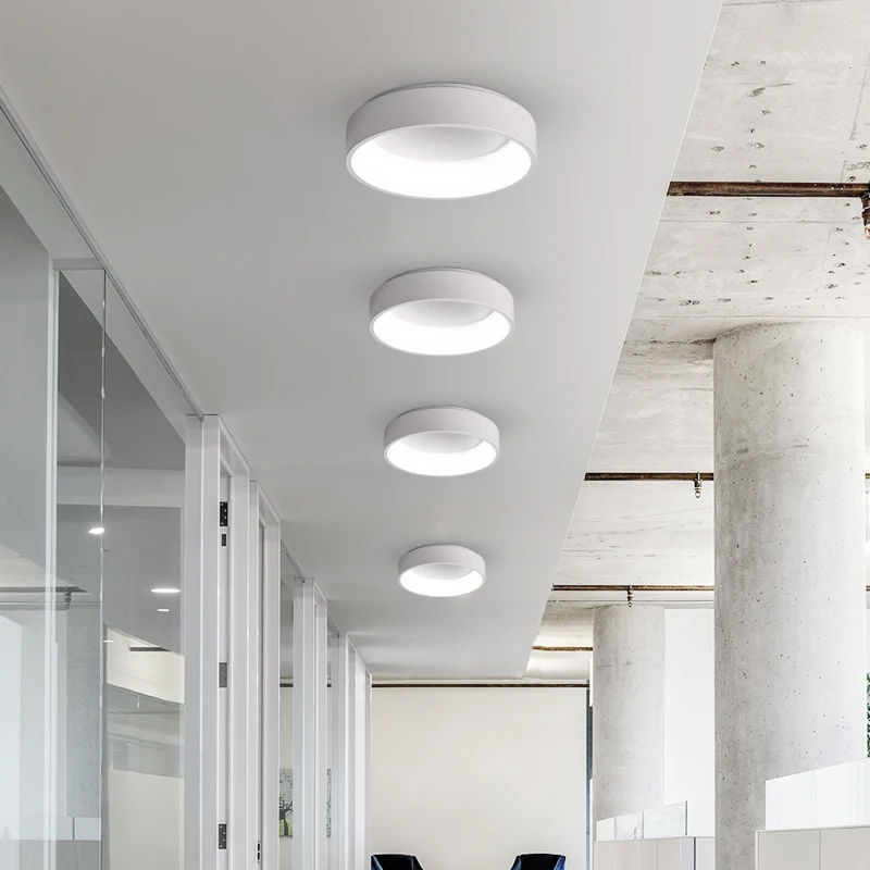 Современный акриловый светодиодный потолочный светильник круглая современная