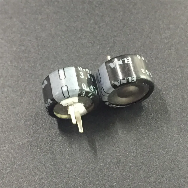 2pcs/20pcs 0.47F 3.6V ELNA DBS Series 13.5X7.5mm 3.6V0.47uF Low ESR Farad Super Capacitor | Электронные компоненты и