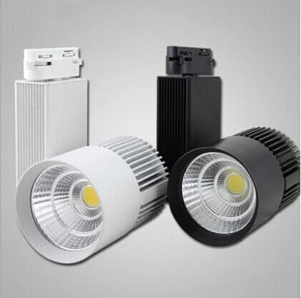 Бесплатная доставка (8 шт./лот) светодиодная дорожка 30 Вт COB Rail Light Spotlight равная 300