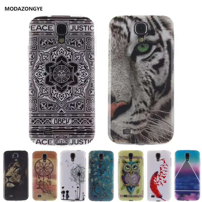 Для Samsung Galaxy S4 чехол мультяшный мягкий TPu для телефона I9500 I9505 I9506 GT i9500 силиконовый