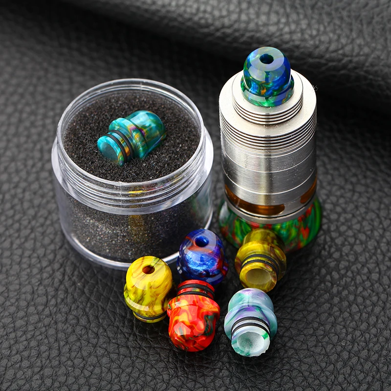 Xfkm 510 Смола дрип тип для tfv8 маленьких kayfun V5 Тайфун GT3 мини электронные сигареты RDA