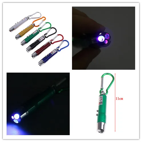 

High Quality 3 In 1 Laser Pointer Pen Flashlight Counterfeit Money Detector Climbing Hook with battery