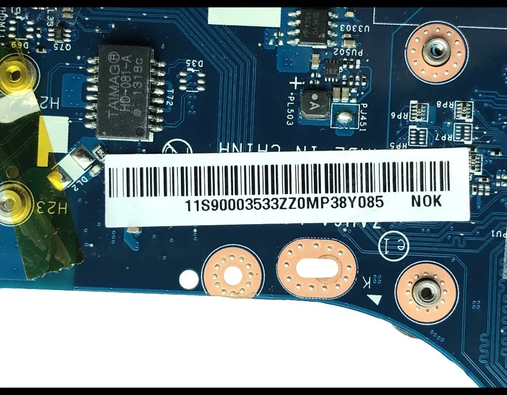 Высокое качество FRU: 90003533 для Lenovo Ideapad S415 материнская плата ноутбука ZAUSA LA-A331P A4-5000 1G