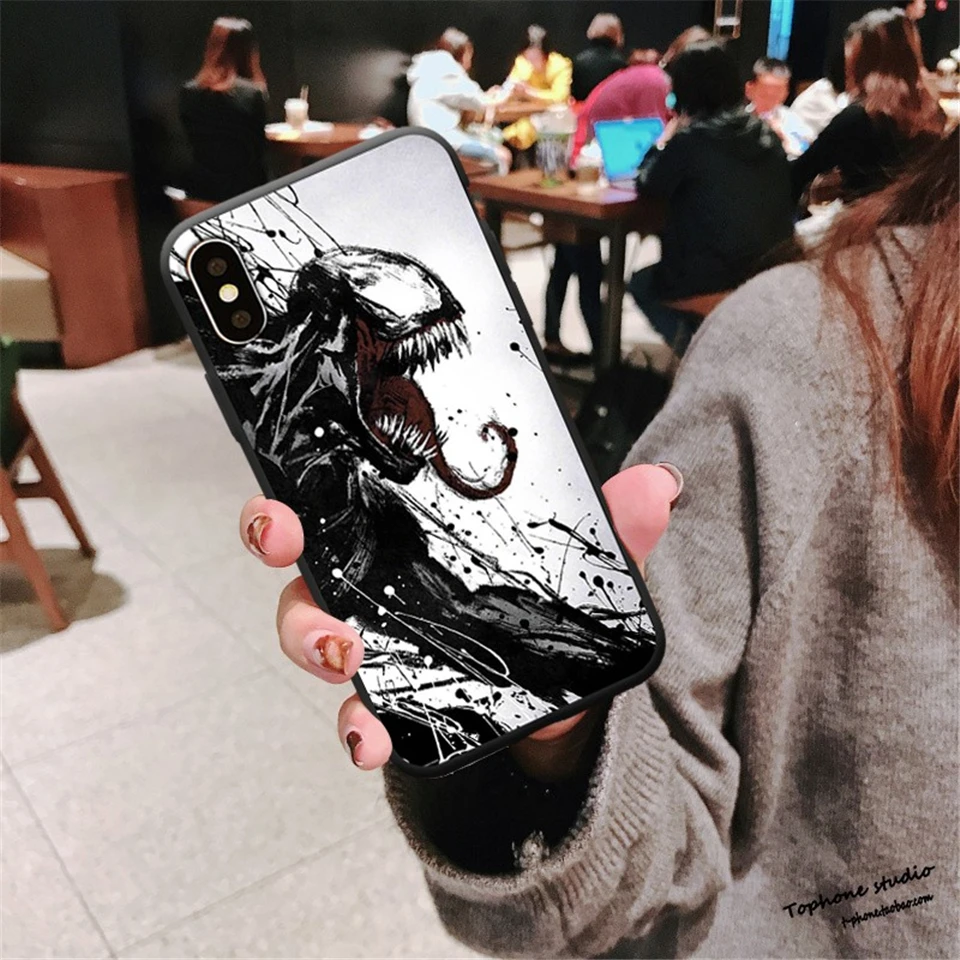 Чехол из силикона с мультяшным дизайном для iPhone 5 5S SE 6 s 7 8 Plus оригинальный дизайн мягкий чехол задней крышки Xs Max Xr X Coque Fundas on.