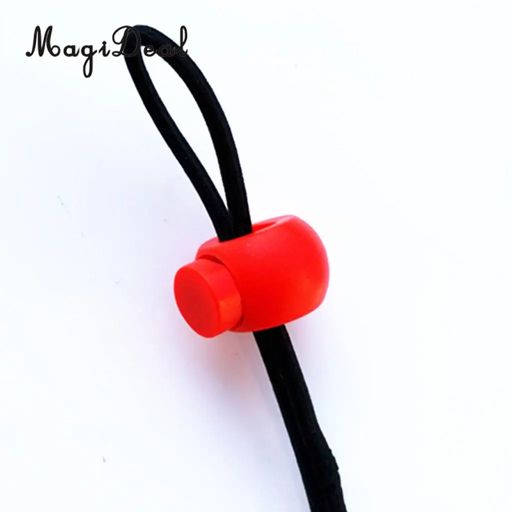 10 шт. пластиковый ударный шнур тогл конечный замок шаровые пряжки для