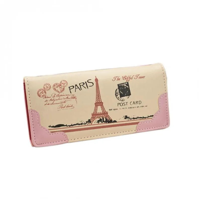 Кошелек женский длинный с бабочкой и башней|purse female|woman wallet butterflylong purse |