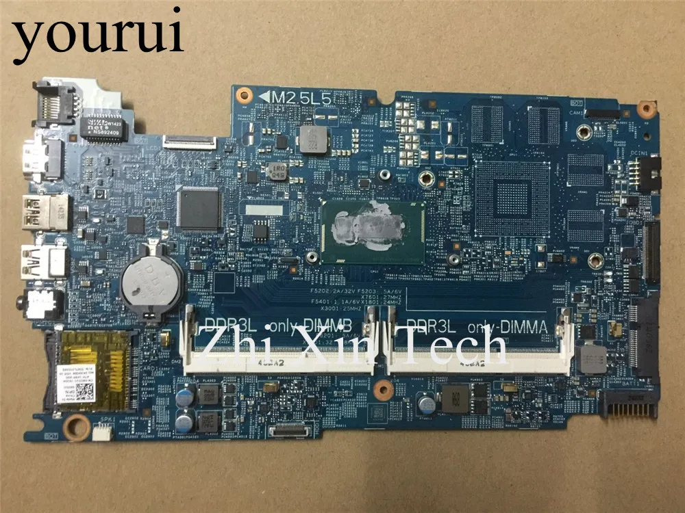 Yourui для Dell Inspiron 15 7537 материнская плата портативного компьютера с i3 4010u Процессор CN