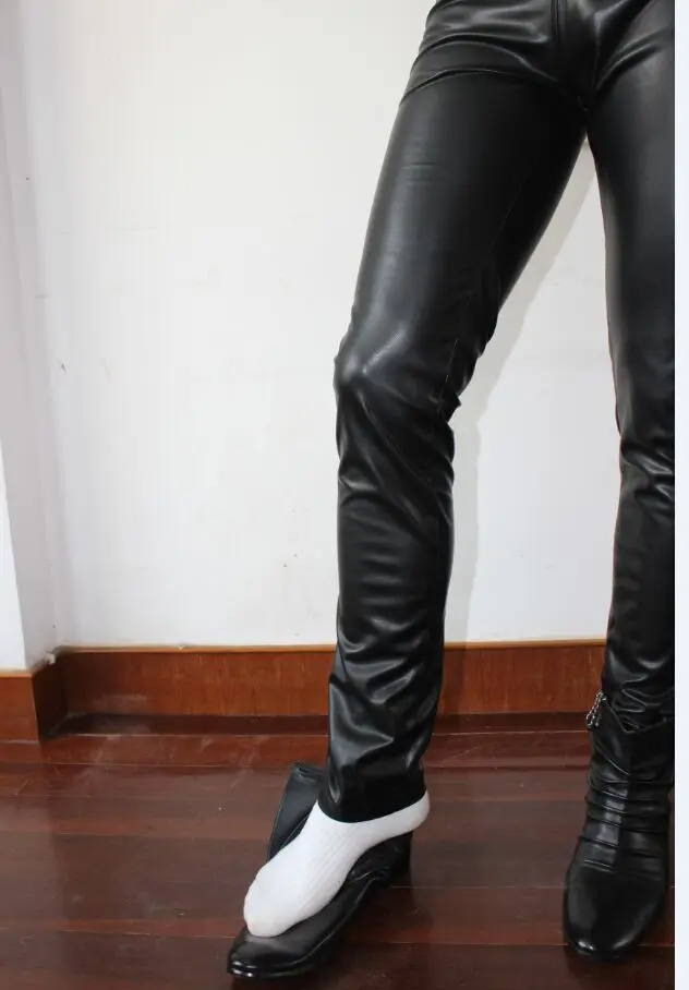 28 36! Мужские кожаные брюки новинка 2018|male leather pants|leather trousers mentrousers men |