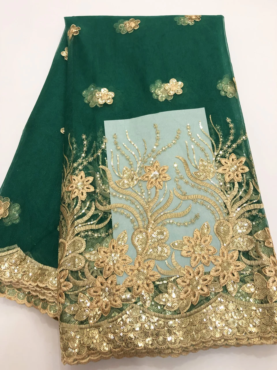 Африканская французская кружевная ткань с блестками высокое качество