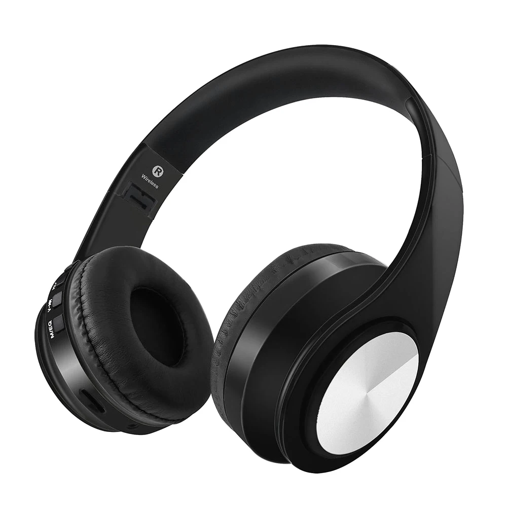 Беспроводные наушники Bluetooth стерео музыкальные гарнитуры TF карта MP3 плеер FM радио