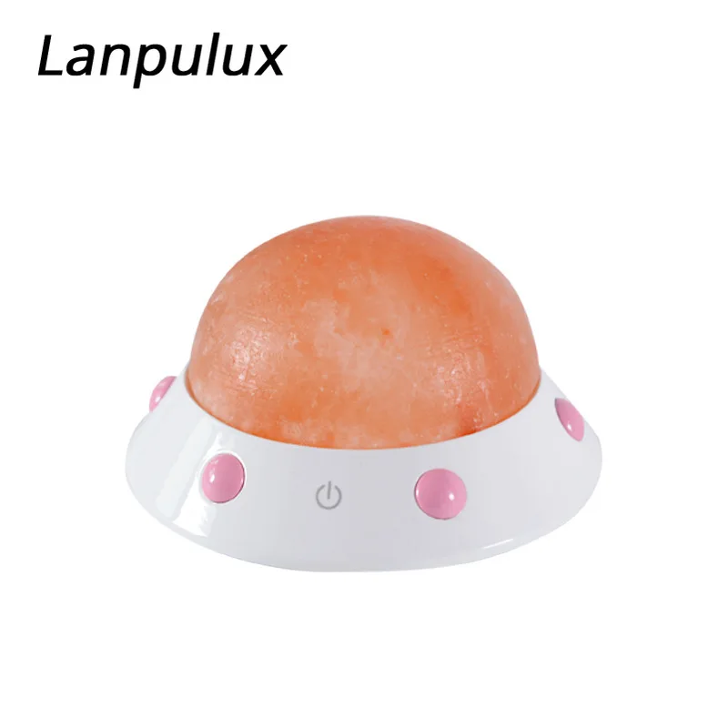 Lanpulux лава лампа UFO форма уникальный дизайн соли ночник USB зарядка глаз Защитные