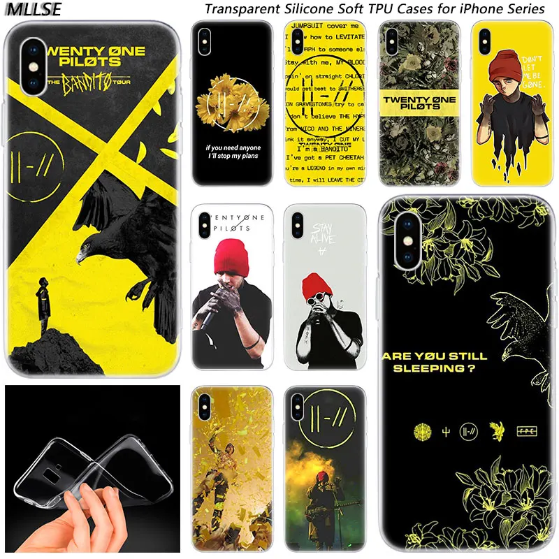 Модный силиконовый чехол Twenty One Pilots для Apple IPhone 11 Pro XS Max X XR 7 8 6 6s Plus 5S SE TPU мягкий