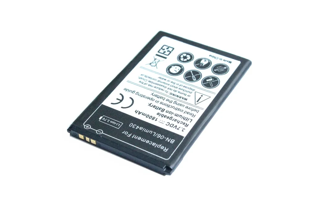 Ciszean 1800 мА/ч BN-06 / BN06 BN 06 запасная батарея для Nokia Microsoft Lumia 430 Lumia430 + код отслеживания