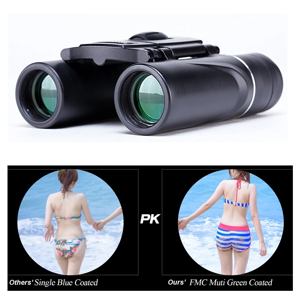 APEXEL 8x21 компактный зум бинокль большой Дальность 3000 м складной HD мощный мини