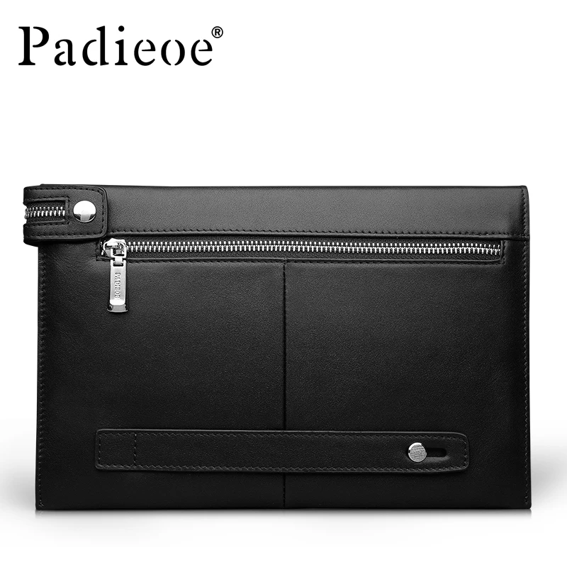 Padieoe bolsa masculina de couro clutch bag purses and handbags luxury envelope fashion |