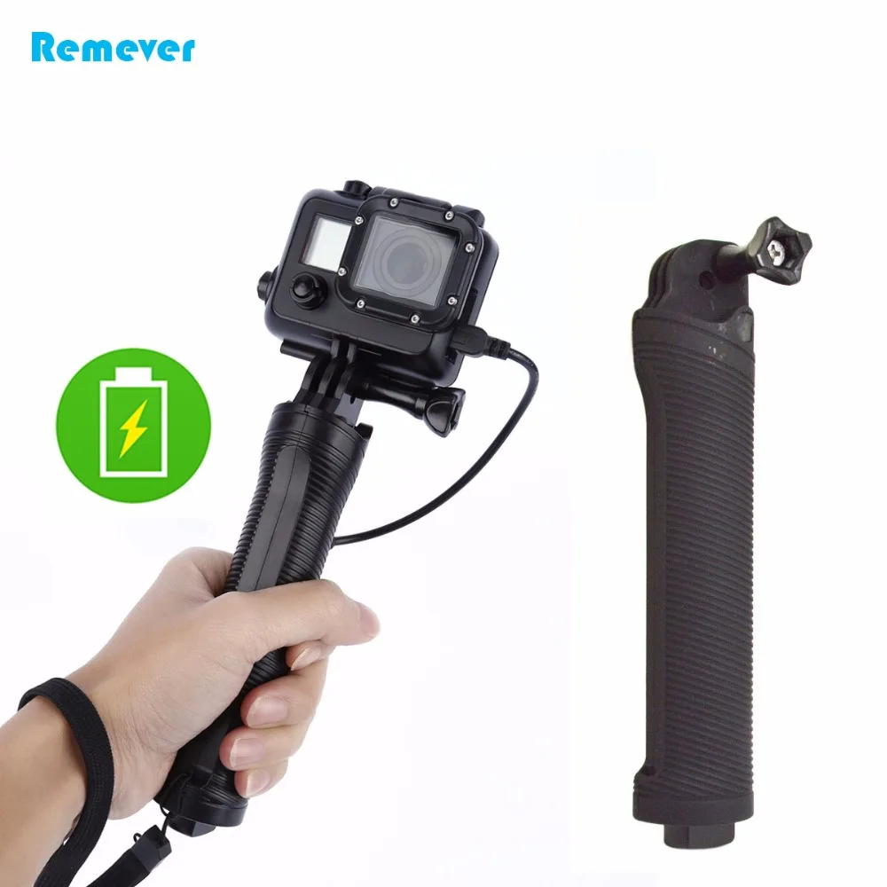 Новейший ручной монопод для селфи с аккумулятором 3300 мАч портативный зарядный