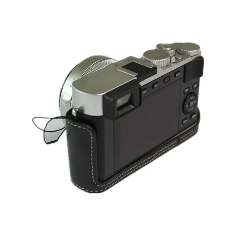 Черный/Coffe камера из натуральной кожи чехол для Leica D-LUX 7 D7 нижние крышки камеры Hald