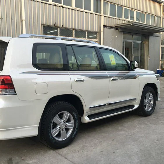 Luhuezu ABS хромированные боковые двери молдинг для Toyota Land Cruiser 200 LC200 2012-2017 модели |