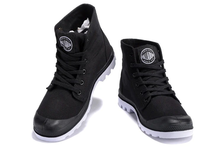 PALLADIUM Pampa Classic Sneakers black and white Fur Boots Canvas Shoe Ankle Botas Cowboy Fashion Casual Shoes 40-44 |