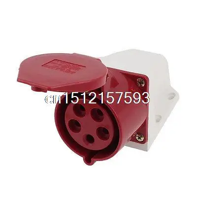 

Waterproof IP44 3P+N+E IEC309-2 Industrial Plug Socket AC 220-380V/240-415V 32A