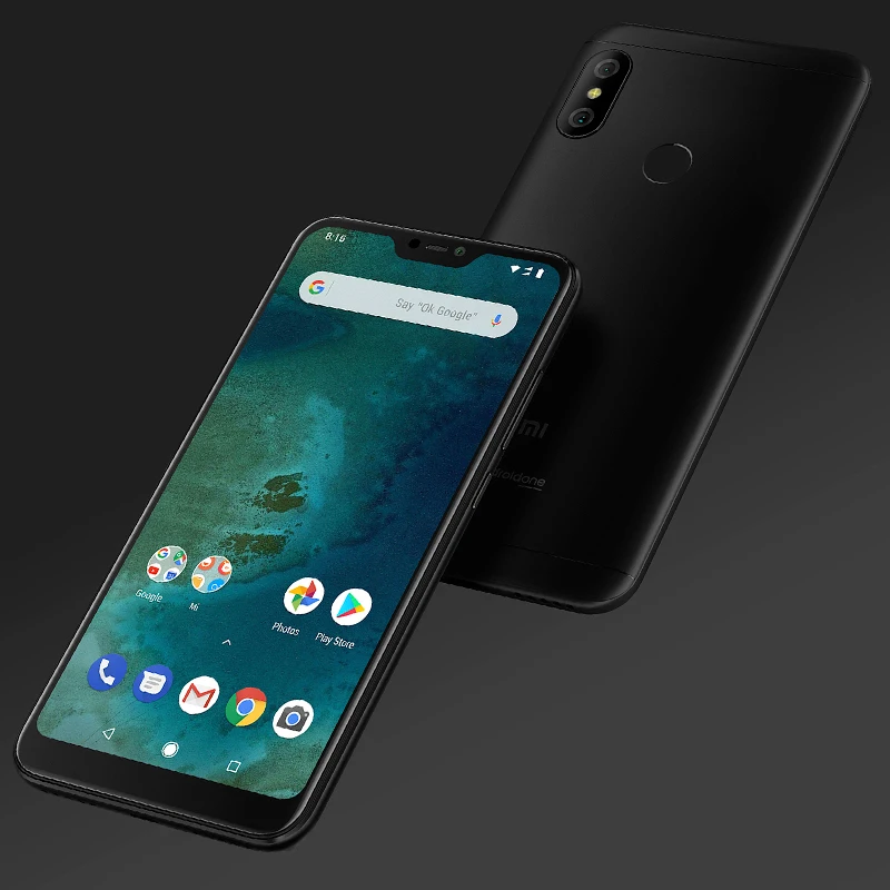 Глобальная версия Сяо mi A2 Lite 3 GB 32 Snapdragon 625 Octa Core 5 84 дюйма 19:9 двойной AI камера Android